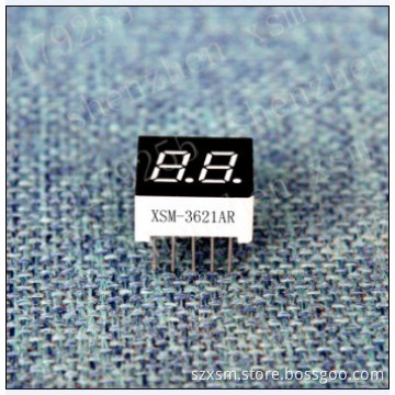 0.36" 2 digit 7 segment led numeric display